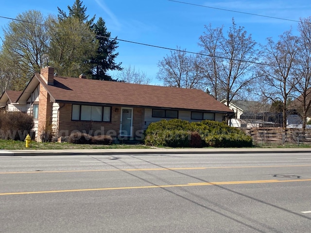 view of ranch-style home