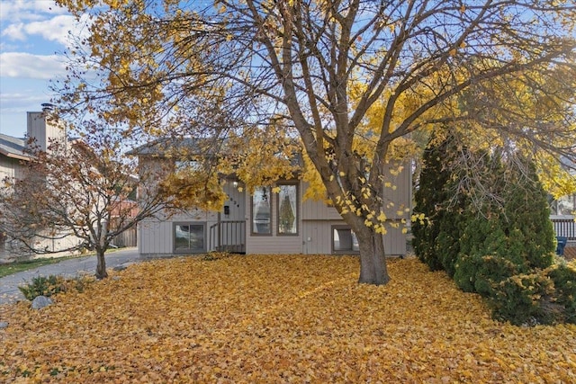 view of front of home