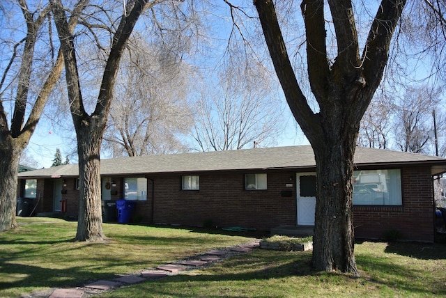6408 N Normandie St, Spokane, WA 99208 - view of front of property with a front yard