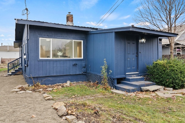 view of front of home