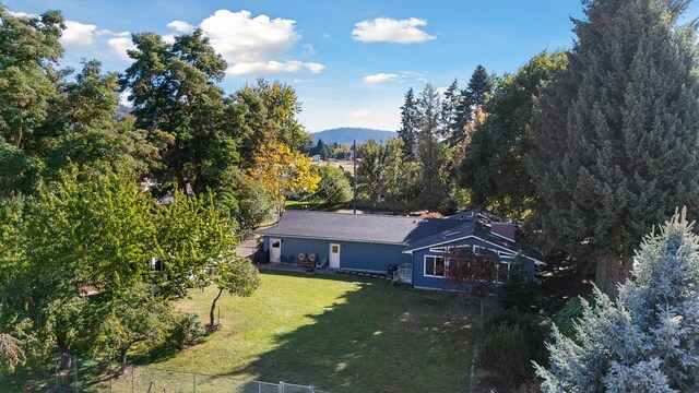 1323 E Deerhaven Ave Dalton Gardens, Dalton Gardens, Coeur D Alene, ID 83815 - drone / aerial view featuring a mountain view