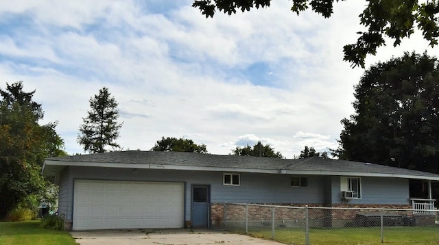 exterior space with a front lawn