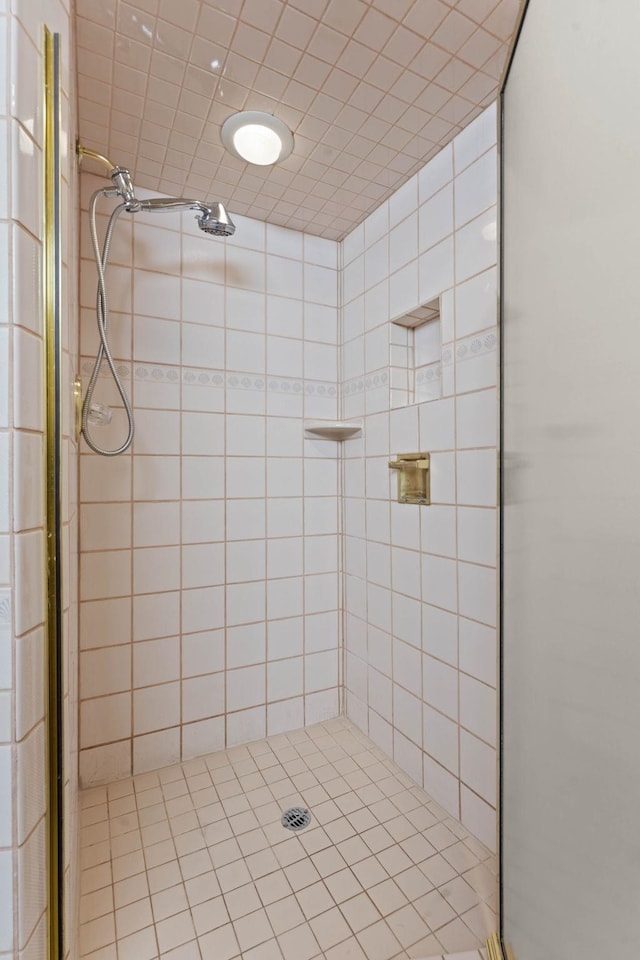 bathroom with an enclosed shower