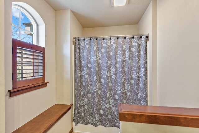 bathroom featuring a wealth of natural light