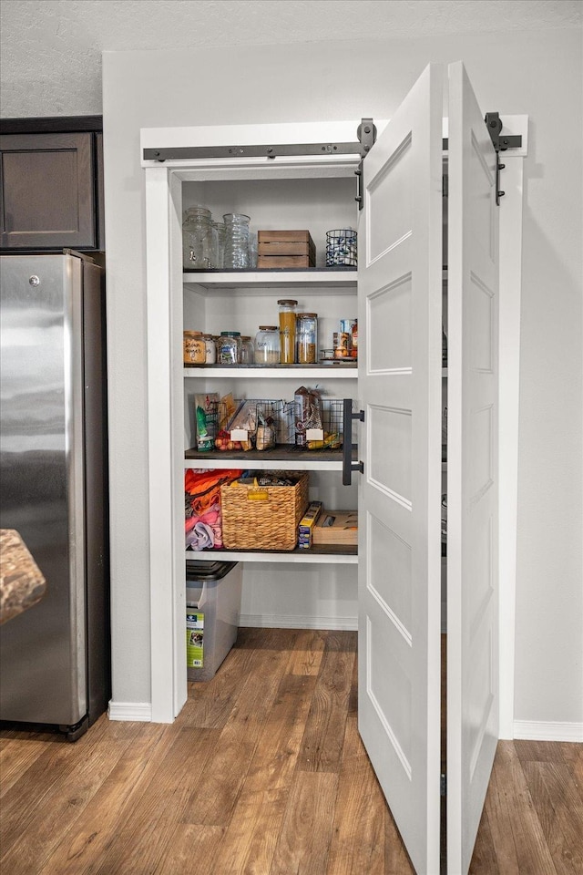 view of pantry