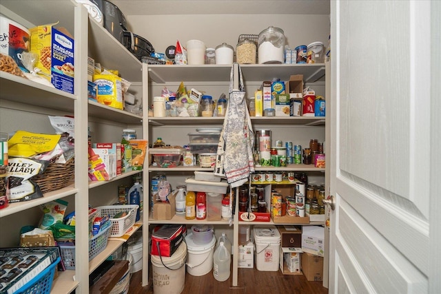 view of pantry