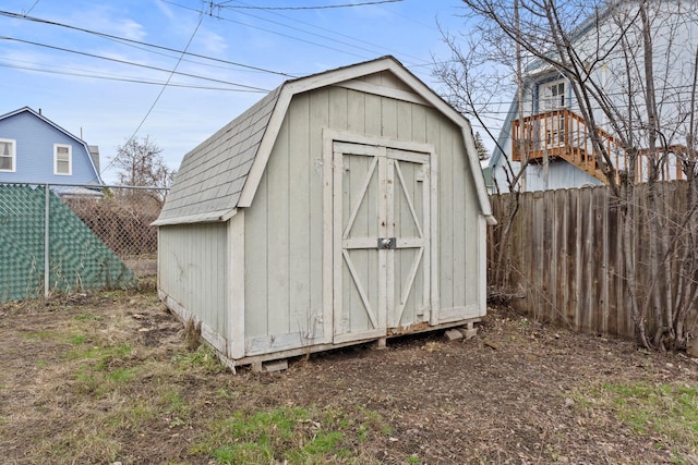 view of outbuilding