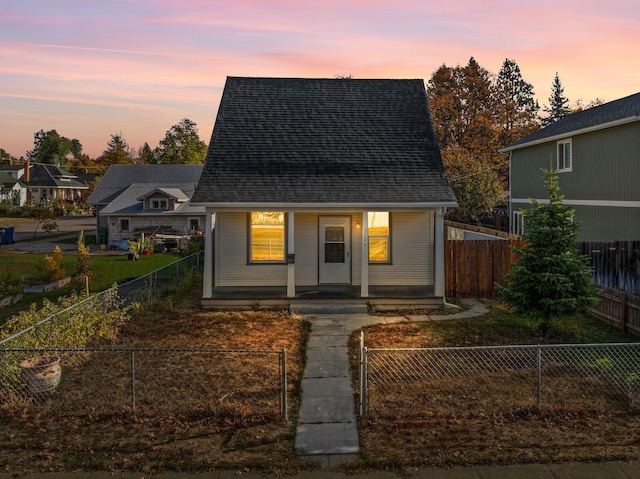 bungalow with a porch