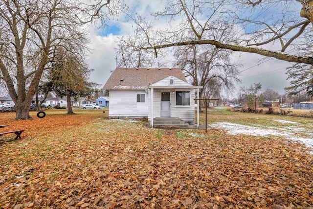 view of bungalow-style house