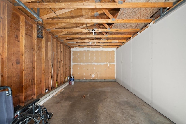 view of storage room