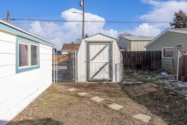 view of outbuilding