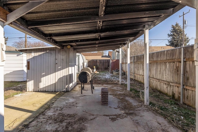 view of patio