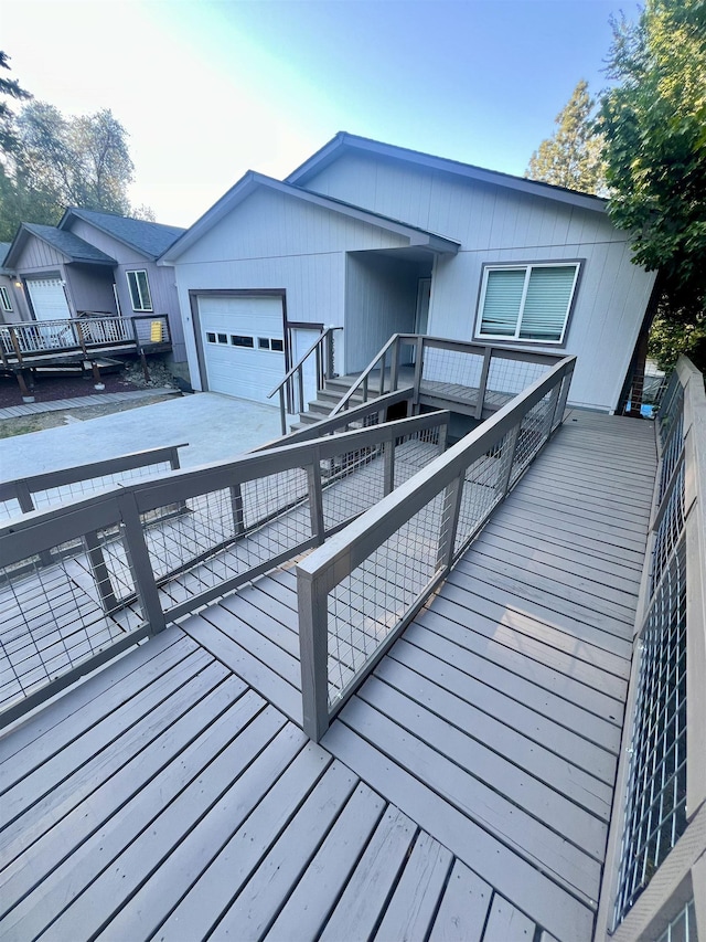 view of deck