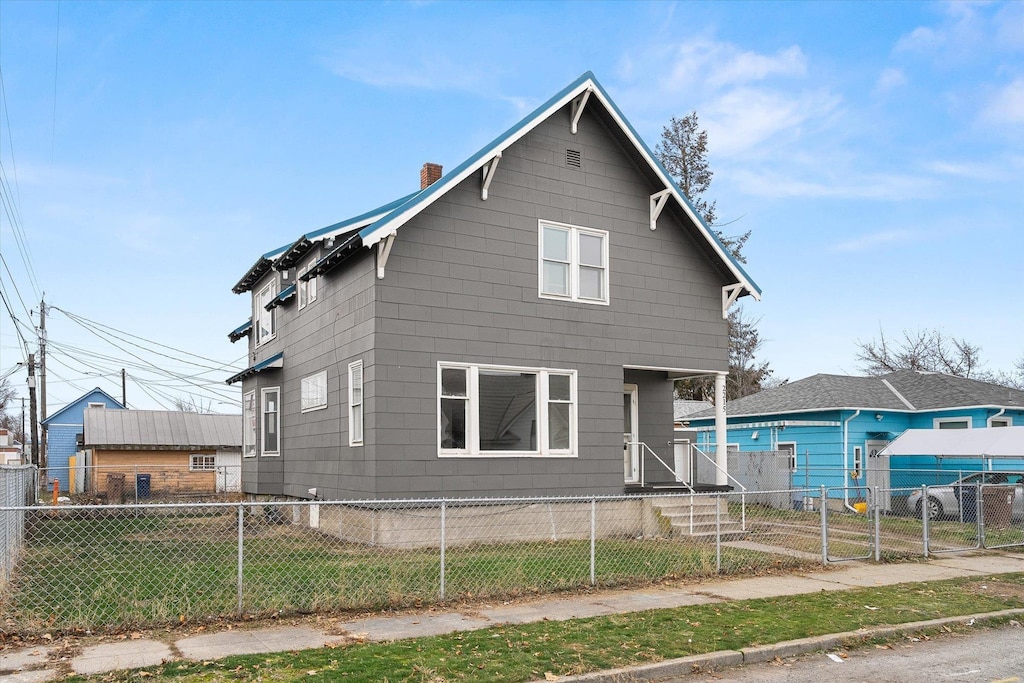 view of bungalow-style home