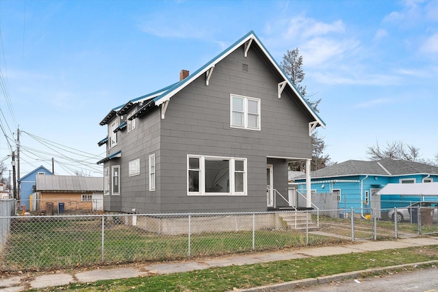 view of bungalow-style home