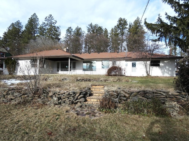 view of rear view of house