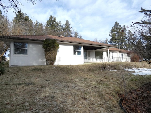 view of rear view of house