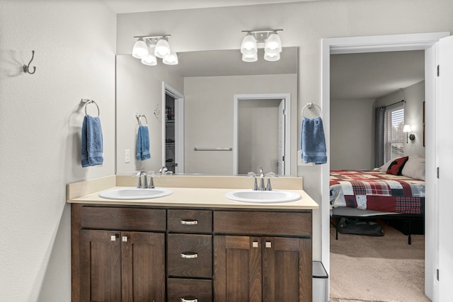 bedroom featuring a spacious closet and a closet