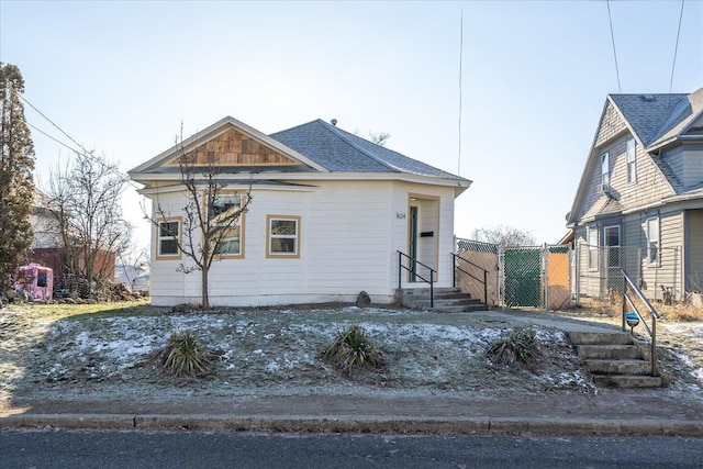 view of front of home