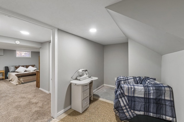 3224 W Cora Ave, Spokane, WA 99205 - interior space with light colored carpet, recessed lighting, and baseboards
