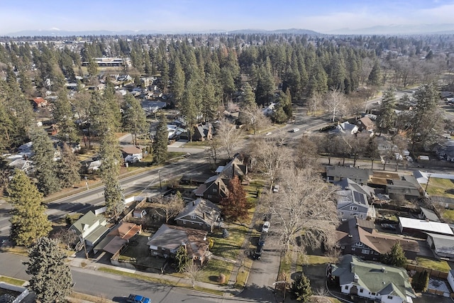 3224 W Cora Ave, Spokane, WA 99205 - birds eye view of property featuring a residential view and a forest view