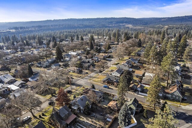 3224 W Cora Ave, Spokane, WA 99205 - bird's eye view featuring a residential view and a forest view