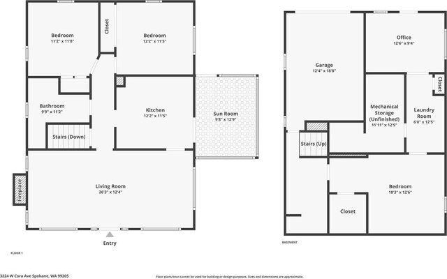 3224 W Cora Ave, Spokane, WA 99205 - view of layout