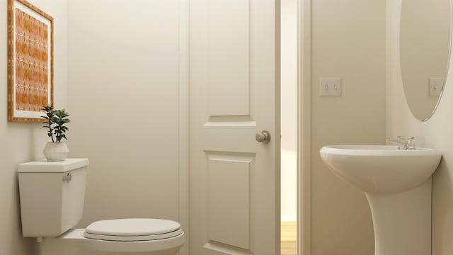 bathroom with toilet