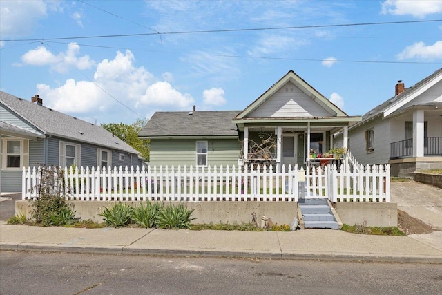 view of bungalow