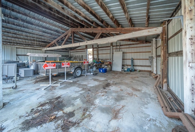 3732 E Westwood Ave, Chattaroy, WA 99003 - garage with metal wall