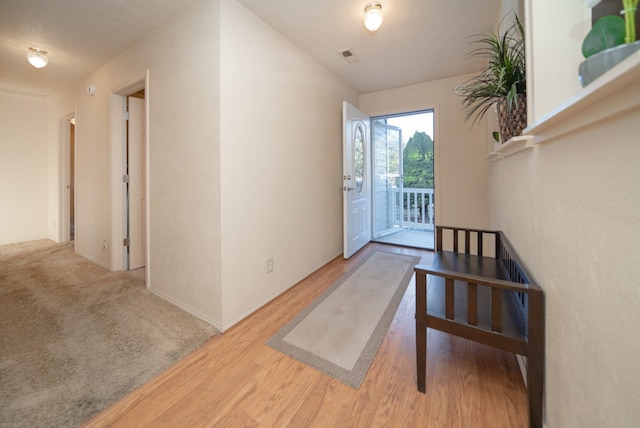 3732 E Westwood Ave, Chattaroy, WA 99003 - entrance foyer featuring visible vents and wood finished floors