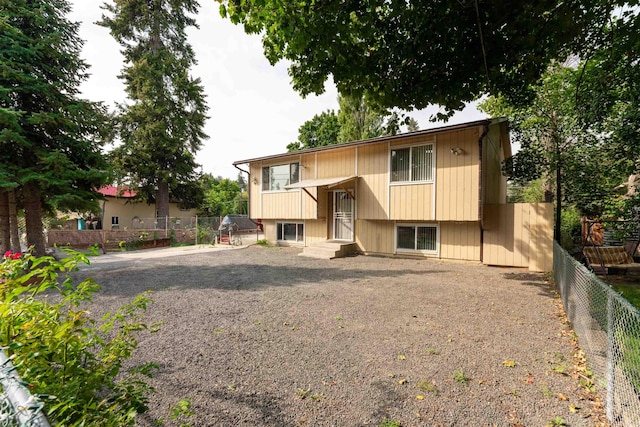 view of raised ranch