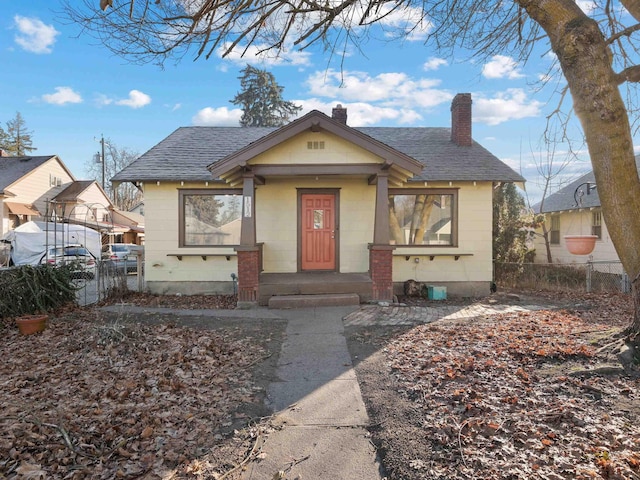 view of bungalow