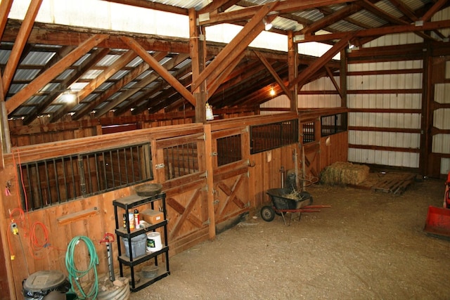 view of stable