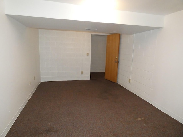 706 2nd St, Cheney, WA 99004 - basement with dark carpet