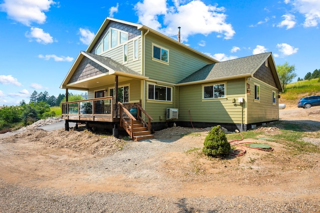 view of rear view of house