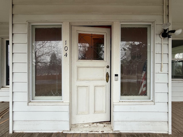 view of property entrance