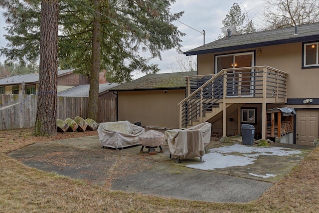 view of rear view of house