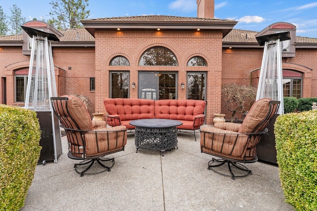 view of patio / terrace with outdoor lounge area