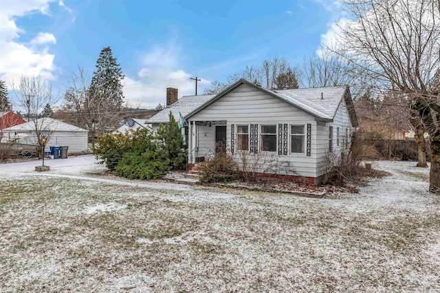 view of front of property