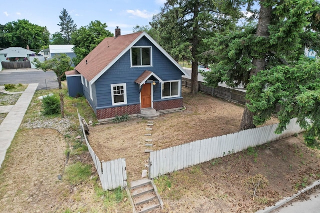 view of bungalow-style home