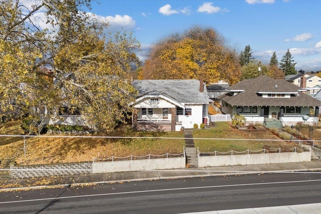 view of front of home