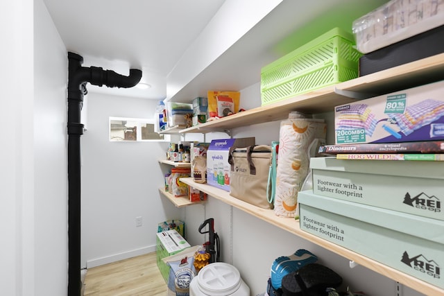 view of pantry