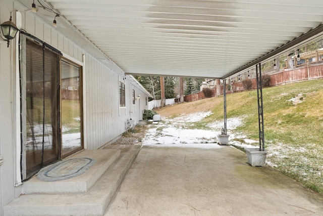 view of patio