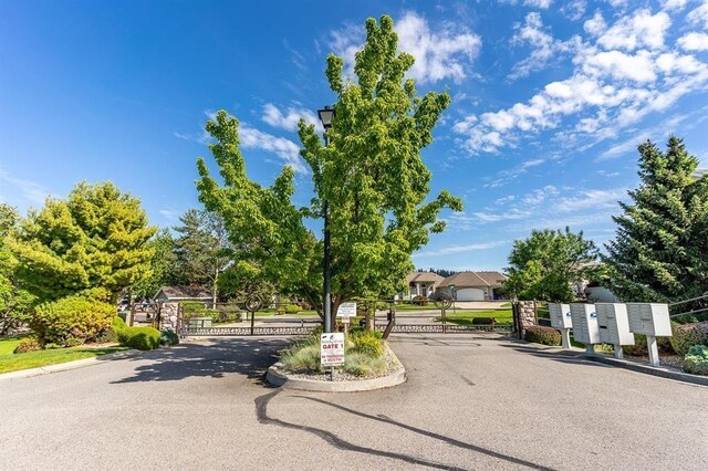 854 S Shelley Lake Ln, Spokane Valley, WA 99037 - view of street featuring a residential view, a gate, and a gated entry