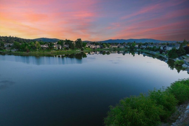 854 S Shelley Lake Ln, Spokane Valley, WA 99037 - property view of water with a mountain view