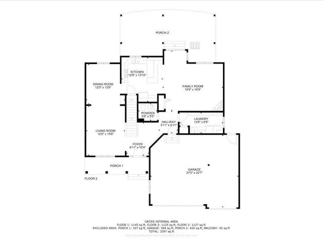 854 S Shelley Lake Ln, Spokane Valley, WA 99037 - plan