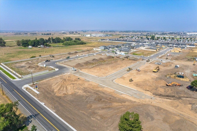 bird's eye view featuring a rural view