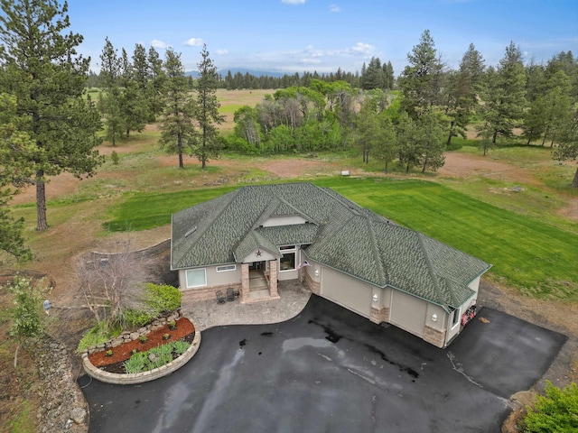 6919 E Spangle-Waverly Rd, Spangle, WA 99031 - view from above of property with a tree filled landscape