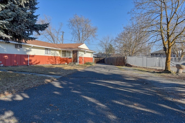 view of ranch-style home